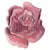 Ecusson thermocollant Rose rose 4cmx5cm