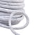 Cordon chiné pour anses de sacs 10mm blanc au mètre