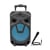 Avizar Enceinte Bluetooth Portable 41×24cm Lumineuse 10W avec Micro Intégré Noir / Bleu