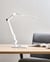 Lampe de Bureau LED Argentée avec Bras Réglable et Pivotant Variateur Modes CCT