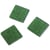 Mosaïque acrylique, 1x1 cm, pailletée, vert prairie, boîte - env. 205 pces / 50 g