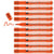 Lot de 10 marqueurs permanents - EDDING - 2000C - Orange - Pointe ronde 1,5-3 mm - Rechargeable