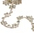 Galon fleurs pierre 15mm argent au mètre