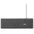 URBAN FACTORY Clavier Filaire USB-A / USB-C pour PC Modèle Cyclee Touche Complet Noir