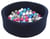 Piscine à balles Aire de jeu + 150 balles bleu marine blanc,bleu,rose,gris,turquoise - Velinda