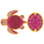 4 animaux marins en papier 3D a creer - Janod - Rose