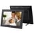 Cadre Photo Numérique 21.5 Pouces IPS Full HD Avec Télécommande et Haut-Parleurs Noir YONIS