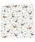 Tissu Poppy popeline coton brossé oiseaux de 148 cm de largeur poppy blanc vendu par 50 cm