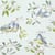 Lot de 4 serviettes en papier découpage collage 33 cm OISEAU BRANCHE DE FLEURS O 208