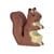 Figurine Holtztiger Ecureuil - Marron assis