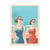 Affiche 30x40 cm - Cote d'Azur Ladies - Olahoop Travel Posters