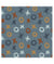 Tissu sweat Poppy croix et ronds de 140 cm de largeur 9801bleu vendu par 50 cm