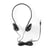 Nedis Casque Filaire Jack 3.5mm avec Basses Puissantes Ultra-léger 1.10m Noir
