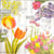 Lot de 4 serviettes en papier découpage collage 33 cm FLEURS DE PRINTEMPS F 1004