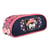 Trousse Chacha haricot 22 CM - 2 compartiments Flower Paw'er
