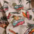 Tissu Coton imprimé Arty Combi Hawaï sur fond Beige