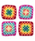 Mon premier kit de crochet – Granny Squares - Trimits Multicolore