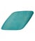 Carte de 2 boutons fantaisies rectangulaire Vert turquoise 34mm - Union Knopf Vert