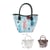 Sac couture 31cmx22cmx11cmx18cm mannequins bleus