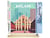 Peinture par Numéro Figured'Art - Affiche Vintage Milan - Kit de Loisir Créatif DIY Numéro d'Art Complet - 40x50cm toile roulée + châssis en bois à monter