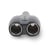 Nedis Répartiteur Allume-cigare Double 12V 10A 120W Compact Noir