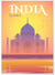 Affiche Inde, Taj Mahal | A3 : 29,7x42cm