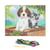 Kit complet canevas 15 x 20 cm motif chiot et chaton