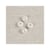 Bouton demi-perle blanc