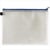 5 Pochettes documents à fermeture éclair en maille- 5x Pochettes 357x272mm PVC- ACROPAQ