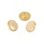 Lot de 3 boutons métal laqué ivoire 11mm