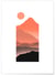 Affiche Montagne du soleil | A3 : 29,7x42cm