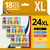 123CONSOMMABLES - 24XL - Cartouches d'encre Compatible pour Epson Expression Home XP-850 XP-750 XP-950 XP-55 XP-860 XP-760 XP-960 (3 BK / 3 C / 3 M / 3 Y / 3PC / 3PM) - 123CONSOMMABLES