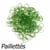 Loom - 300 élastiques Loom Vert pailleté