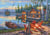 Puzzle 1000 pièces - Sur les Rives du Lac Loon, New York - Schmidt Spiele