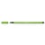 Lot de 10 feutres de dessin - STABILO - Pointe ogive moyenne 1 mm - Vert clair - PEN 68