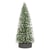 Sapin décoratif enneigé, 10cm, vert , 4 pièces