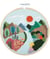 Kit de Broderie "Mountain View" avec Cercle en Bois de 15 cm – Trimits 59 Mountain View