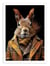 Affiche 50 x 70 cm -  Squirrel Wild Suits - Philippe Hugonnard