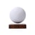 Globe Lune 3D en lévitation MOONFLIGHT base bois foncé