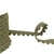Bobine 25m élastique à pompons vert kaki 13mm