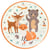 6 Assiettes Animaux de la Forêt - Recyclable
