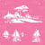 Pochoir plastique souple réutilisable 30 x 30 cm Fabrika Decoru BORD DE MER BATEAU 039