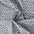 Tissu Coton enduit Gaudi sur fond Bleu pétrole