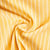 Tissu Polyviscose Seersucker aspect Lin lavé Suzy rayures Blanc sur fond Jaune soleil