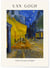 Affiche Van Gogh - Café Terrace at Night | A3 : 29,7x42cm