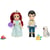 Coffret disney la petite sirène poupée ariel et eric se marie avec chien max crabe sébastien poisson polochon - jakks 21736