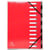 Trieur Harmonika Iderama 12 compartiments - Rouge - x 6 - Exacompta