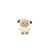 Peluche - Peluche Chien "Hoody Pets" Crème - 14 cm