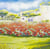Lot de 4 serviettes en papier découpage collage 33 cm JARDIN DE COQUELICOTS N 200