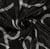 Tissu Satin imprimé Relief léopard sur fond Noir